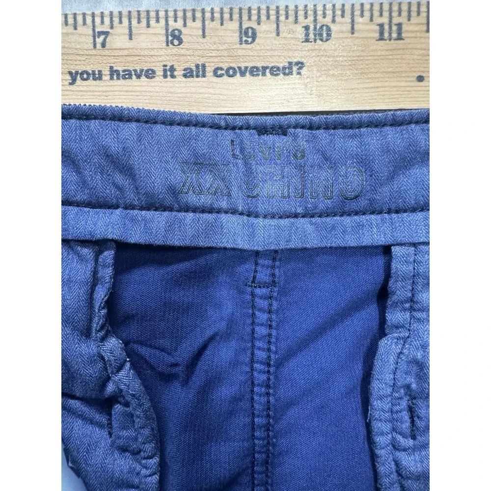 Levi’s Chino Corduroy Pants Mens 36x32 Blue Slacks Standard Taper